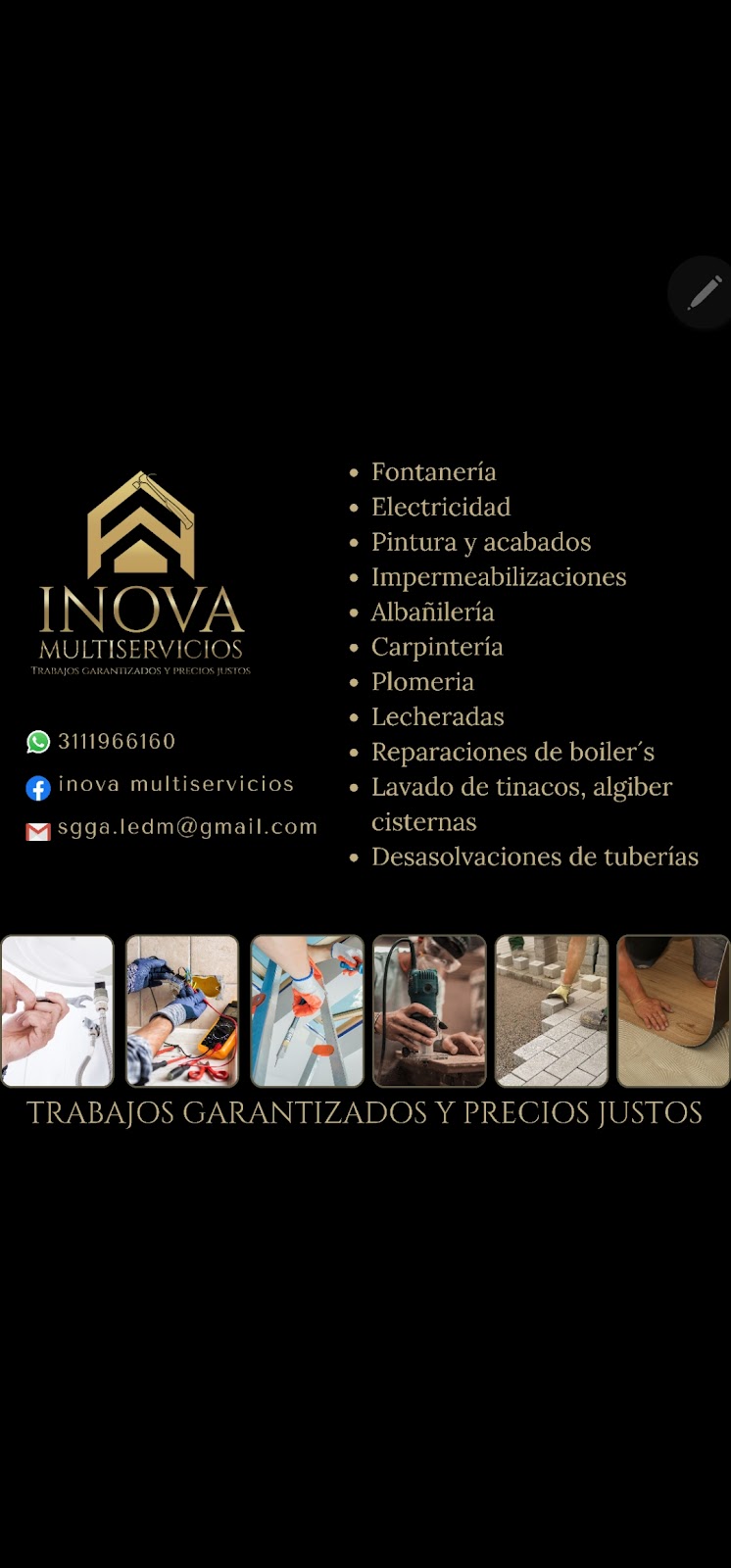 838 inova multiservicios fontanero y electricista