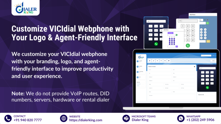 Customize VICIdial Webphone with Your Logo Agent Friendly Interface 4 768x432